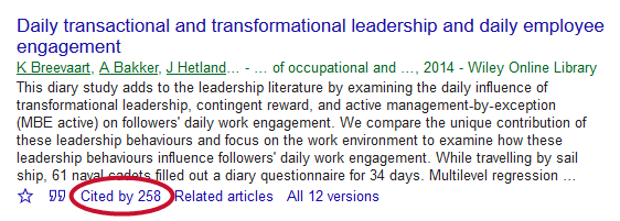 Google Scholar Cited By